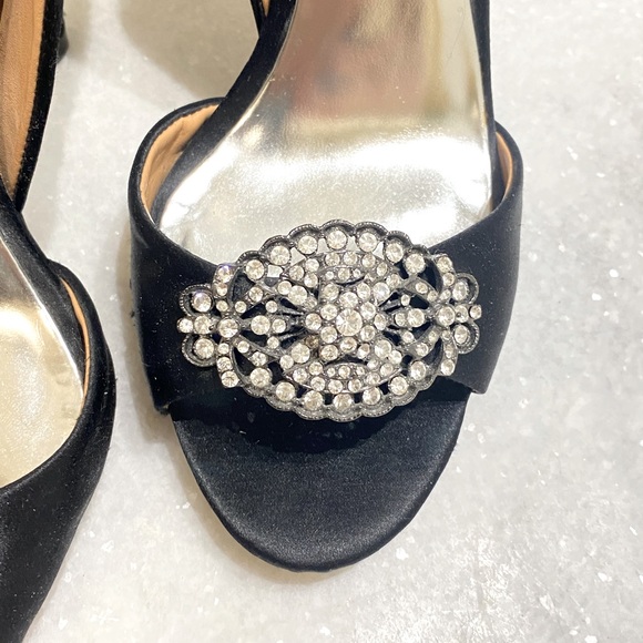 Badgley Mischka black Wedding Shoes - Picture 3 of 7
